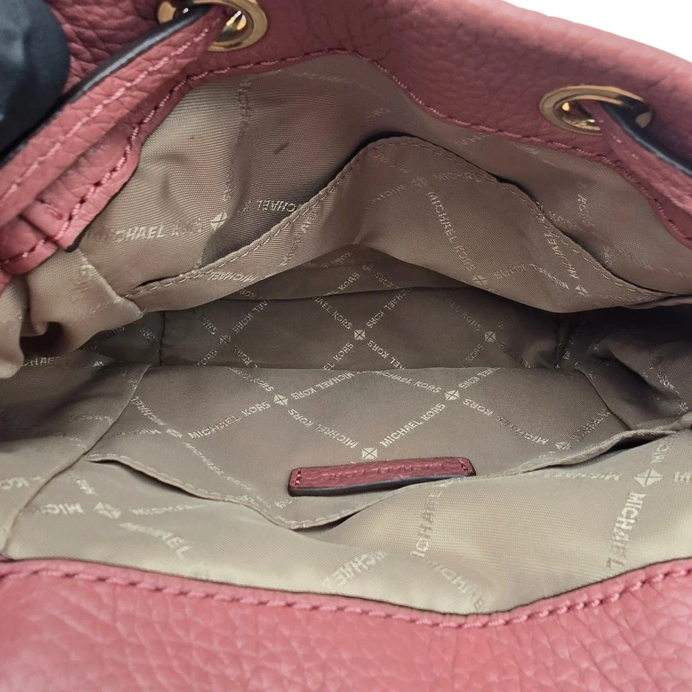 Michael Kors Rose Pink‎ Leather Convertible Backpack Purse